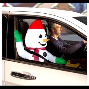 Christmas Inflatable CarBuddy Snowman